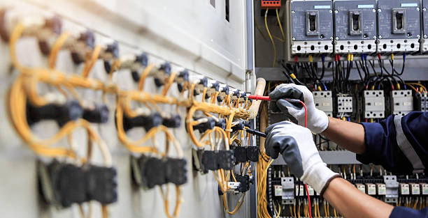 Professional Electrician technician working in Perry Hall, MD
